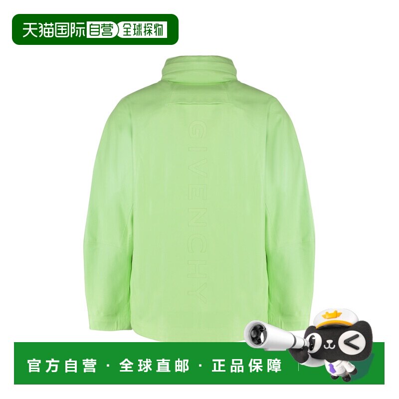 1h可退 香港直邮GIVENCHY 男士夹克 BM011E6Y1U326 SS2025 绿色