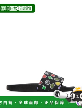 1h可退 香港直邮J.W. Anderson 女士 STICKER SLIDES 徽标凉鞋 AN