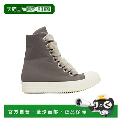 1h可退 香港直邮Rick Owens Drkshdw 圆头高帮休闲鞋 DS01E3818MU