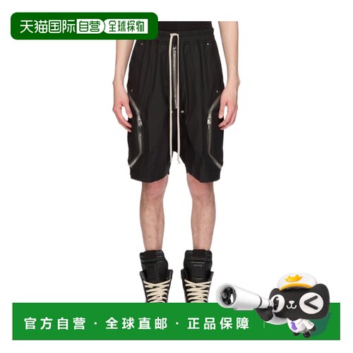 1h可退 香港直邮Rick Owens 抽绳短裤 RU01F2376TE休闲裤