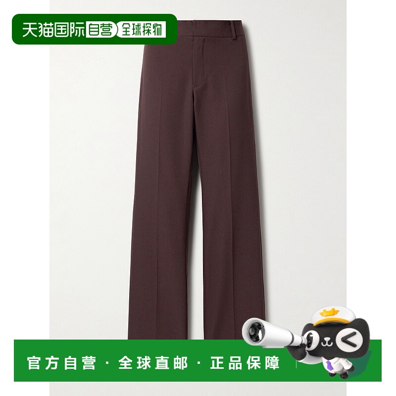 香港直邮NILI LOTAN 女士 Ivan 羊毛/斜纹布直筒裤 13144W243OXB
