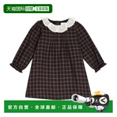 香港直邮Bonpoint 婴儿 Magnolia 1h可退 格纹棉质连衣裙童装
