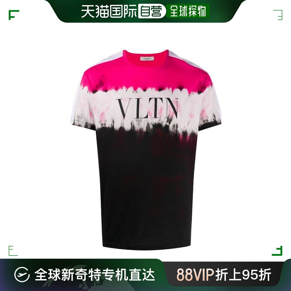 【99新未使用】香港直邮Valentino VLTN扎染印花T恤 UV3MG06Z6HC 男装 T恤 原图主图