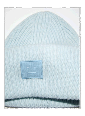 Acne Studios 徽标毛线羊毛帽子 C40135【付后1h可退】