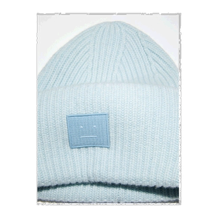Acne Studios 徽标毛线羊毛帽子 C40135【付后1h可退】