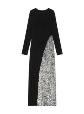 香港直邮Givenchy 长袖露背晚礼服 BW21H214N6连衣裙长裙性感