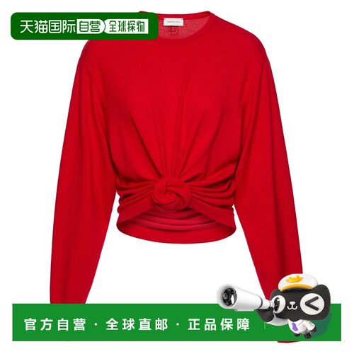 magda butrym 女士 打结毛衣 352426RED red红色 舒适时尚