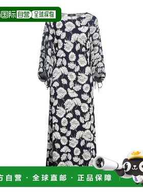 1h可退 香港直邮Weekend Max Mara 女士 长款连衣裙 blue蓝色 舒