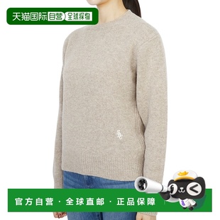 1h可退 香港直邮SPORTY & RICH 女士 CR741HB HEATHER 浅褐色上衣