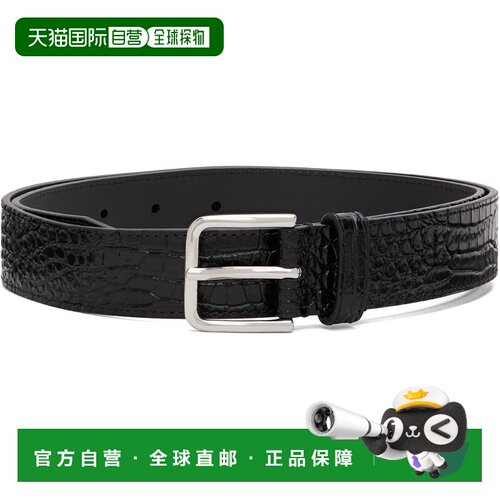 香港直邮The Frankie Shop 女士 黑色 Toni Croc Patent Leather