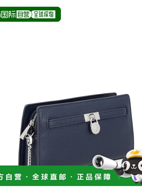 1h可退 香港直邮Michael Kors 迈克高仕 女士 蓝色牛皮挎包 32F5S