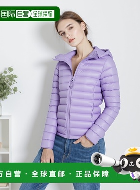 自营欧洲直邮Helly Hansen 女士紫色聚酰胺精华羽绒保温衣鸭绒