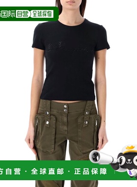 1h可退 香港直邮Blumarine 蓝色情人 女士 圆领短袖T恤 2T054A