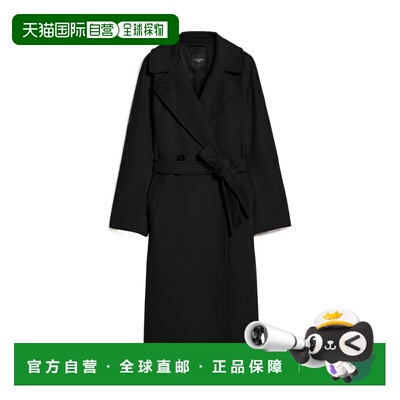 1h可退 香港直邮女士 RESINA双排扣大衣 crov