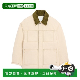 夹克 1h可退 斜纹棉布衬垫工装 Paris UJK834DE0106. 香港直邮Ami