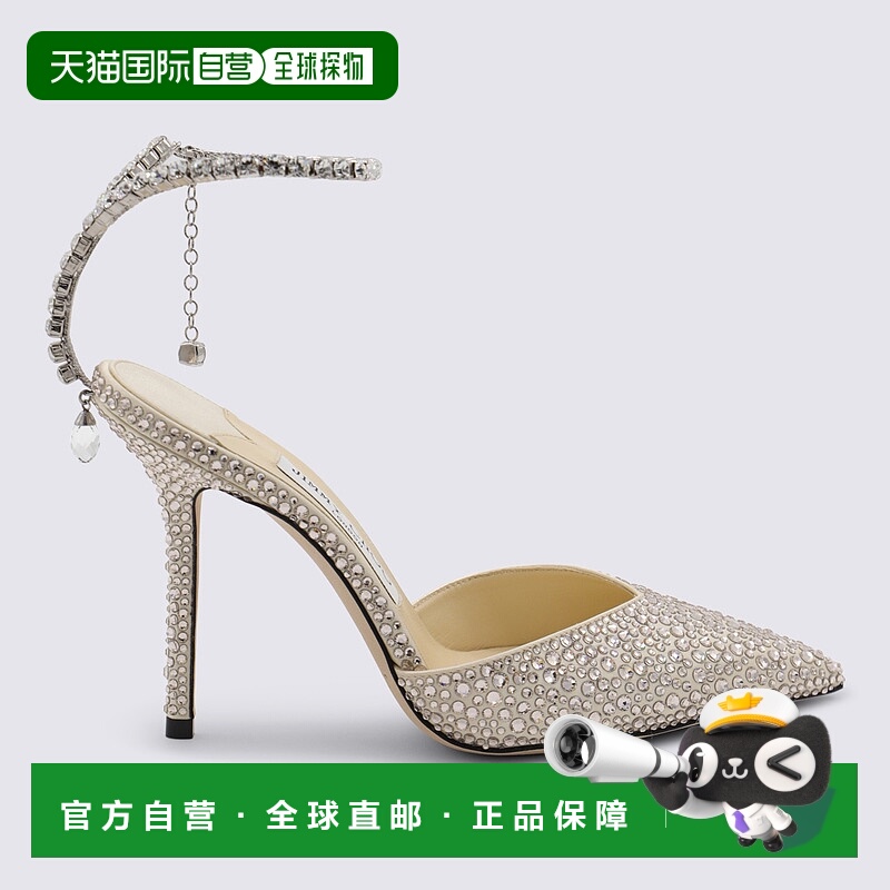 1h可退 香港直邮Jimmy Choo 周仰杰 女士 鞋跟高跟鞋 SAEDA100GZY
