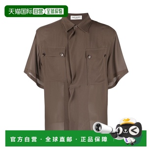 724088Y059R男装 香港直邮Saint 衬衫 徽标短袖 Laurent