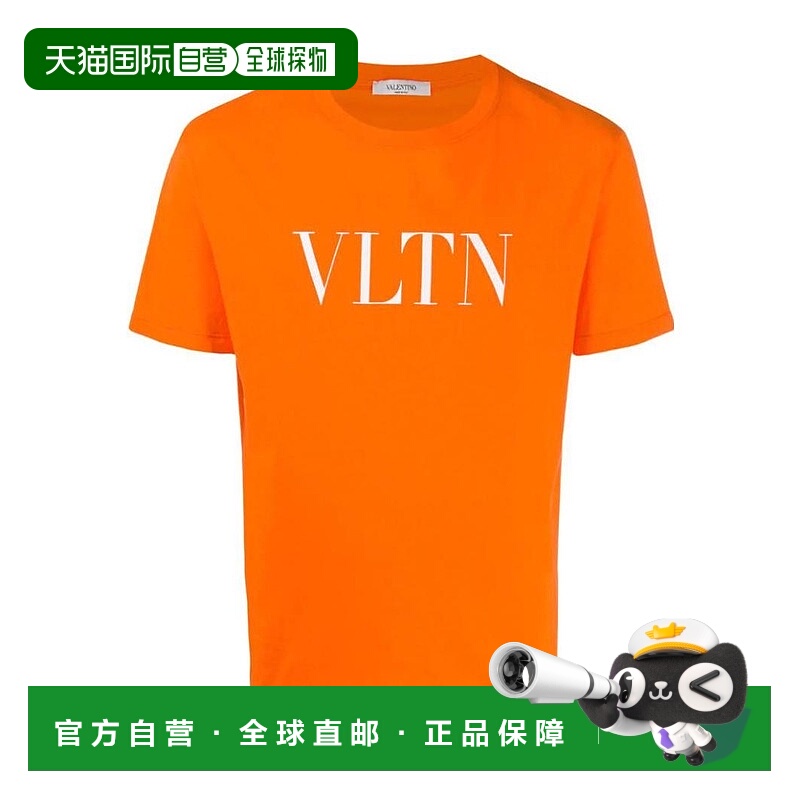 【99新未使用】香港直邮Valentino 徽标圆领T恤 TV0MG10V3LE男装