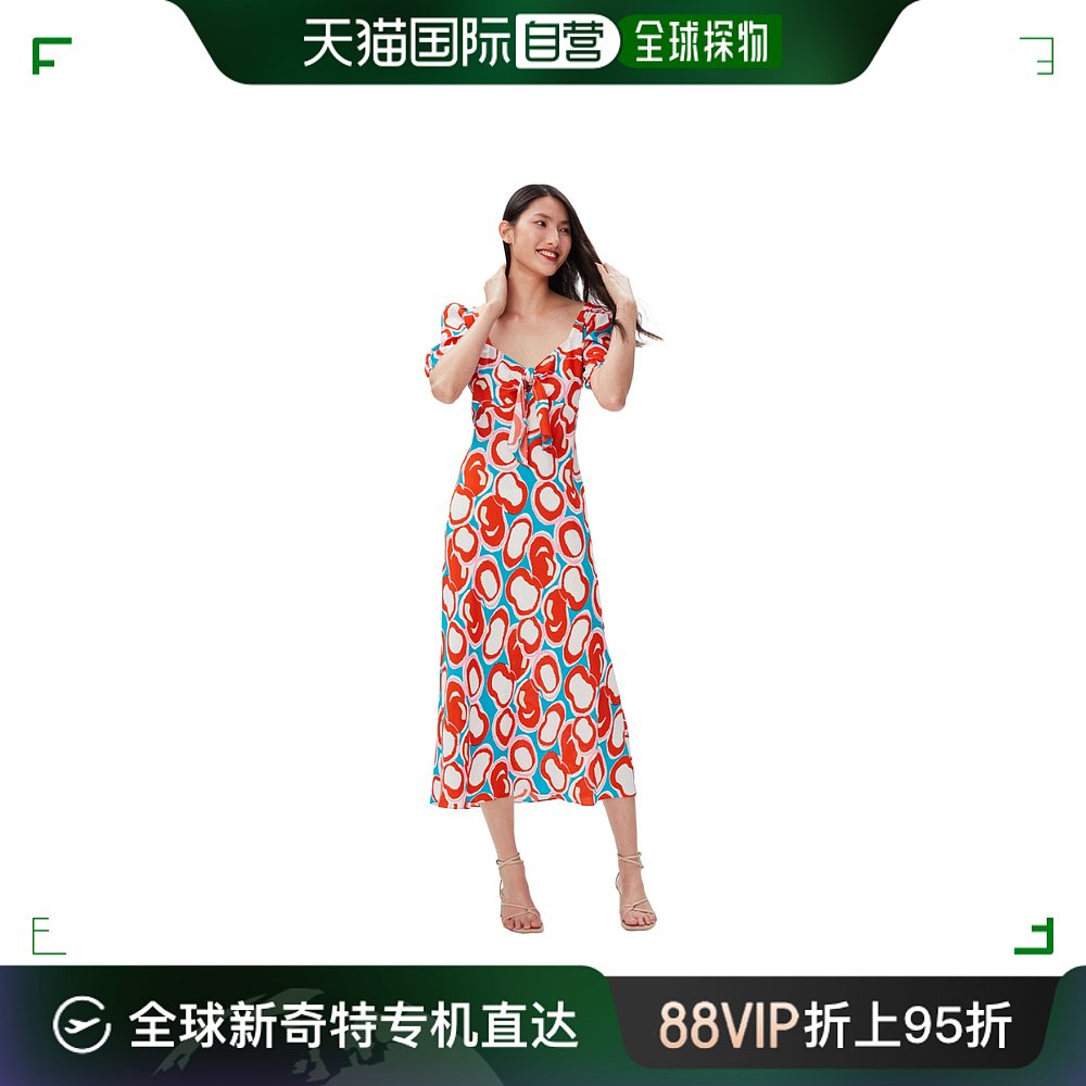 香港直邮Diane Von Furstenberg短袖连衣裙 DVFDS2R008