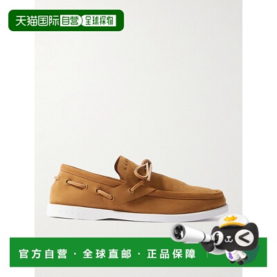 1h可退 香港直邮Marni 玛尼 女士 黄褐色帆船鞋 MOMS005902P7325