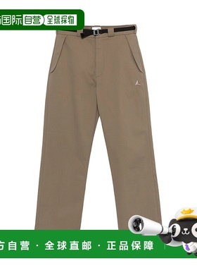 香港直邮ROA 扣环斜纹棉布裤 RBMW0380FA267裤子男装休闲裤直筒裤