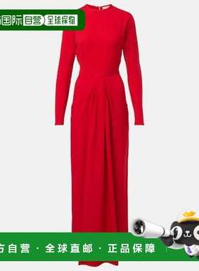 1h可退 香港直邮The Row 女士 Anselm 垂褶针织长款连衣裙长裙