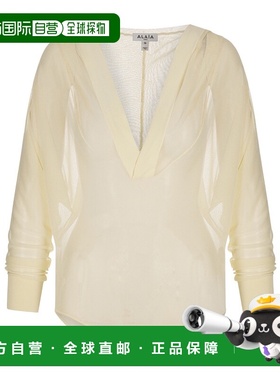 香港直邮Alaia 半透明连帽性感紧身衣套装 AA9B0371K053A