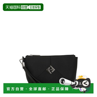 香港直邮Fendi 芬迪 男士 Lui 徽标牌拉链手拿包 7VA679ASIH