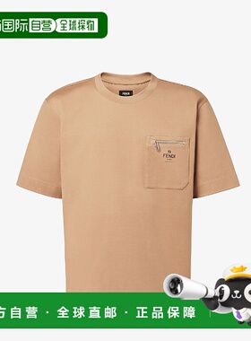 1h可退 欧洲直邮FENDI 芬迪 25秋冬 FY0936ARYRF0QU5 男士 短袖T