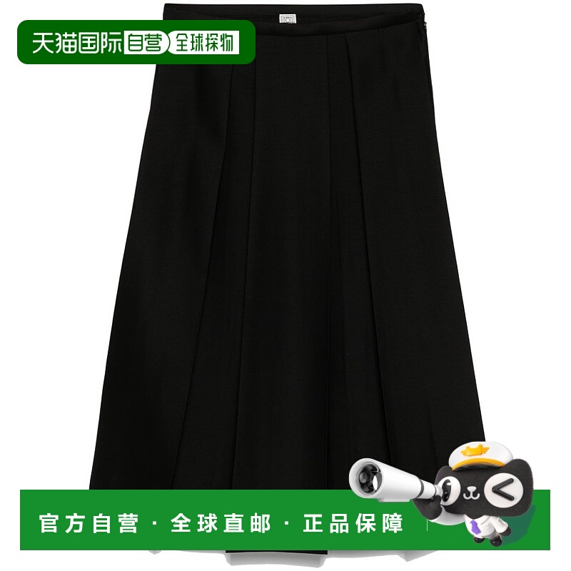 1h可退 香港直邮TOTÊME 女士 A字半身裙 251WRB0273FB0324