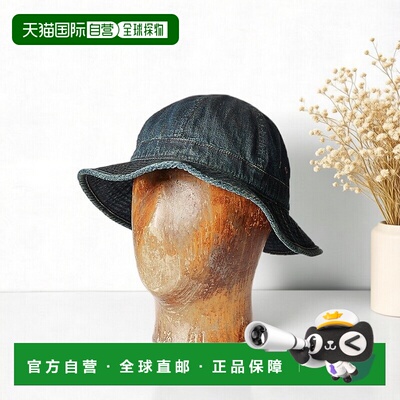 自营欧洲直邮RALPH LAUREN拉夫劳伦RRL靛蓝牛仔短发帽