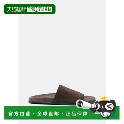 Lacquer Brown Hugh Slide凉鞋