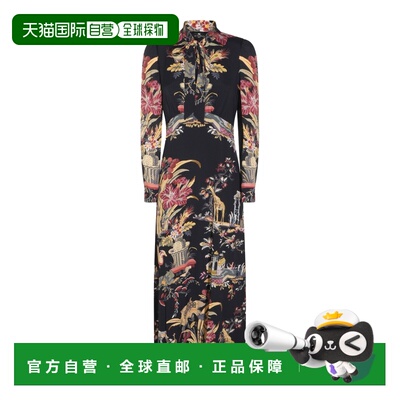 1h可退 香港直邮Etro艾特罗VESTIDO女士中长连衣裙