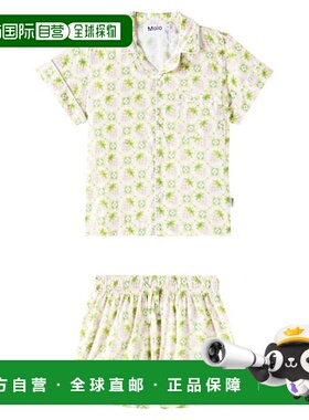 香港直邮Molo 女童 Lexi 印花棉质睡衣童装 colorful花色 舒适时