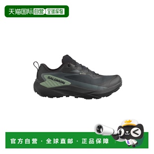 自营欧洲直邮Salomon Genesis男士黑色/龙舌兰绿GORE-TEX缓震越野