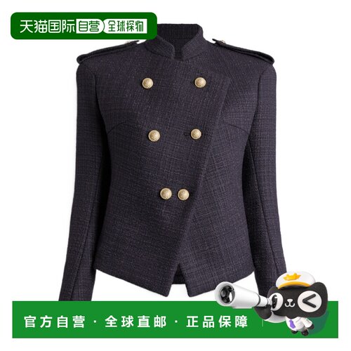 Balmain 粗花呢六粒扣外套 JA0000000059长袖