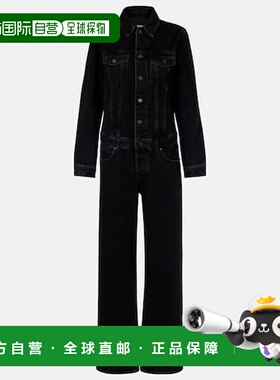 香港直邮AGOLDE 女士 Esther 牛仔连体裤 black黑色 舒适时尚