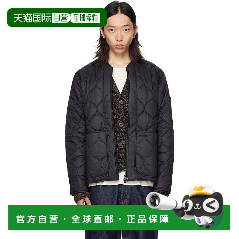 1h可退 香港直邮Barbour 巴伯尔 男士 黑色 Re-Engineered Utilit