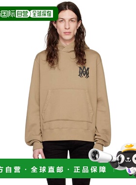 1h可退 香港直邮AMIRI 男士 黄褐色 M.A. 连帽衫 PS23MJL019