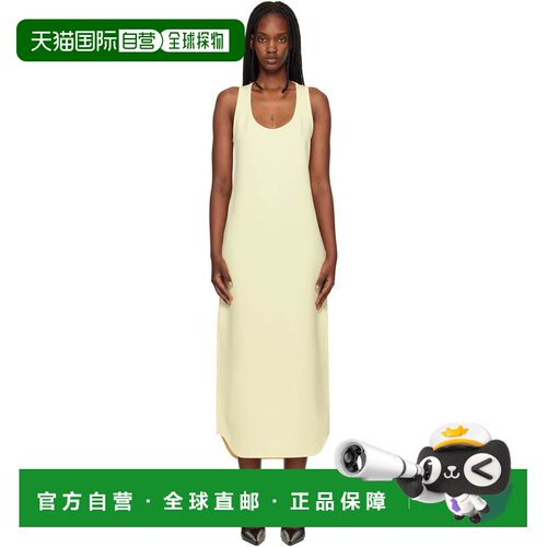 香港直邮wardrobenyc 女士 黄色 Matte Tank 连衣裙 W5107S26PELe