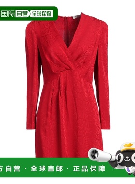 香港直邮Sandro 女士 短款连衣裙 red红色 舒适时尚
