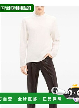 香港直邮Courreges 长袖T恤 324JTS152JS0107半高领上衣男装