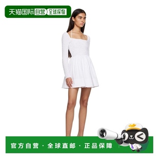 香港直邮Staud 907875WHT 平纹弹力连衣裙