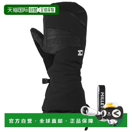 自营欧洲直邮Millet觅乐 COSMIC 科技防水面料户外滑雪手套 黑色