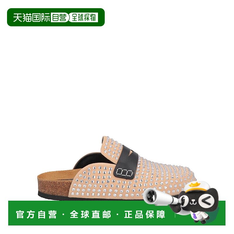 1h可退 香港直邮J.W. Anderson 女士 Mules 木屐 beige米色 舒适