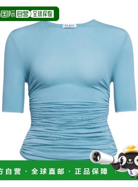 香港直邮Alaia 圆领T恤 AA9H1248J050B上衣女装