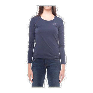 香港直邮EA7 Emporio Armani 圆领长袖T恤 女装上衣6GTT03TJ28Z