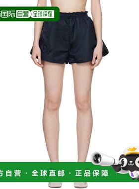 1h可退 香港直邮Cecilie Bahnsen 女士 海军蓝 CBcolette 短裤 42