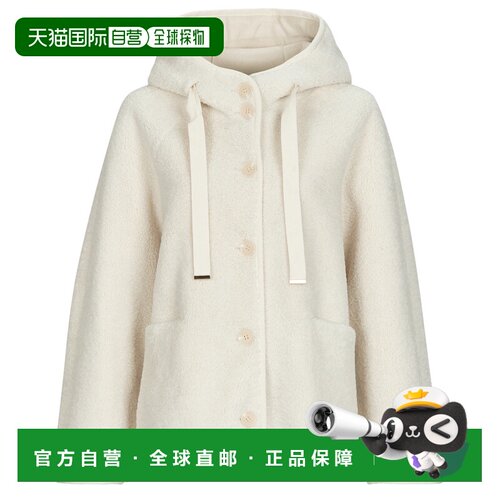 欧洲直邮Guess 女衣服 大衣外套 白色 冬天 AGNESE FAUX FUR