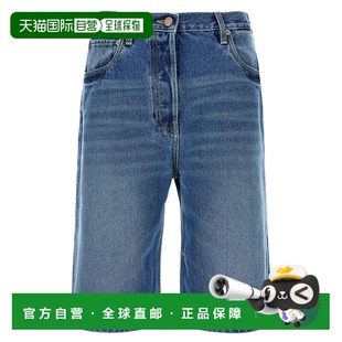 女士 五分裤 休闲裤 直筒裤 牛仔裤 欧洲直邮prada